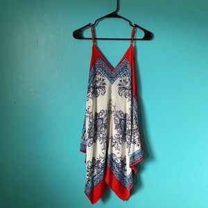 Flowy Patterned Lightweight Dress